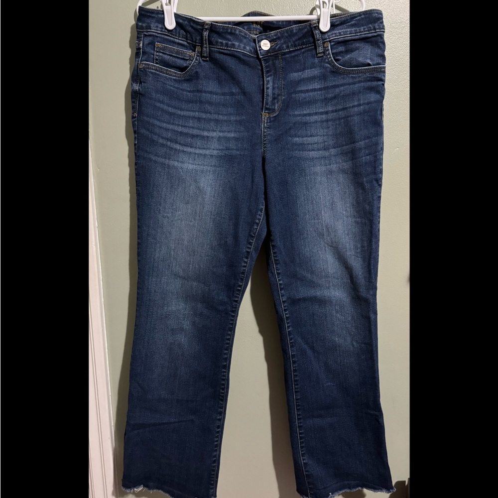 Kut from the Kloth Indigo Straight Leg Jeans